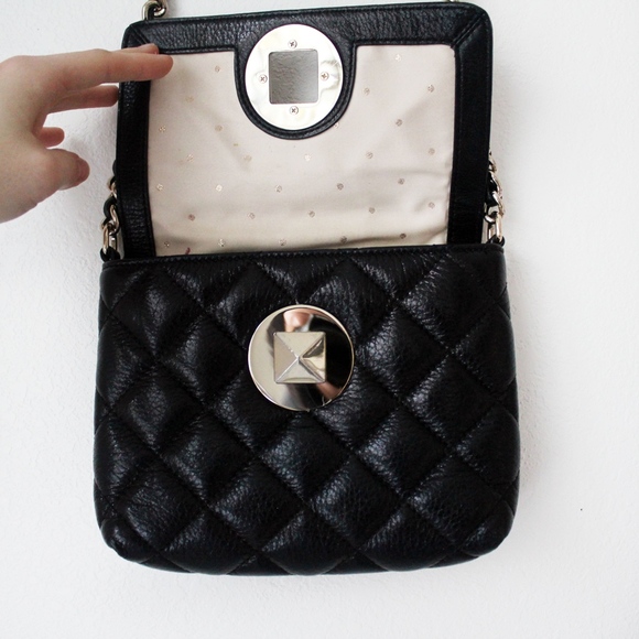 ✨Kate Spade - Black Quilted Leather Crossbody✨ - Picture 5 of 8